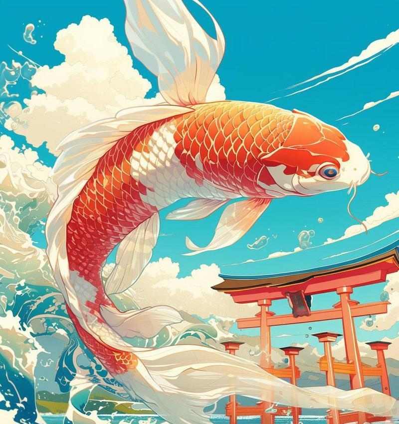 锦鲤为何跳出水面?(探索锦鲤跳跃行为的奥秘)(图2) 锦鲤为何跳出水面?(探索锦鲤跳跃行为的奥秘)(图2)