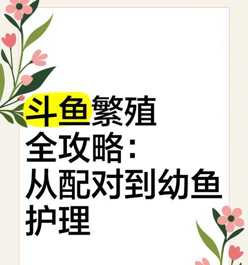 斗鱼卵孵化与小鱼饲养指南(孵化周期及方法,小鱼养护技巧)(图1) 斗鱼卵孵化与小鱼饲养指南(孵化周期及方法,小鱼养护技巧)(图1)